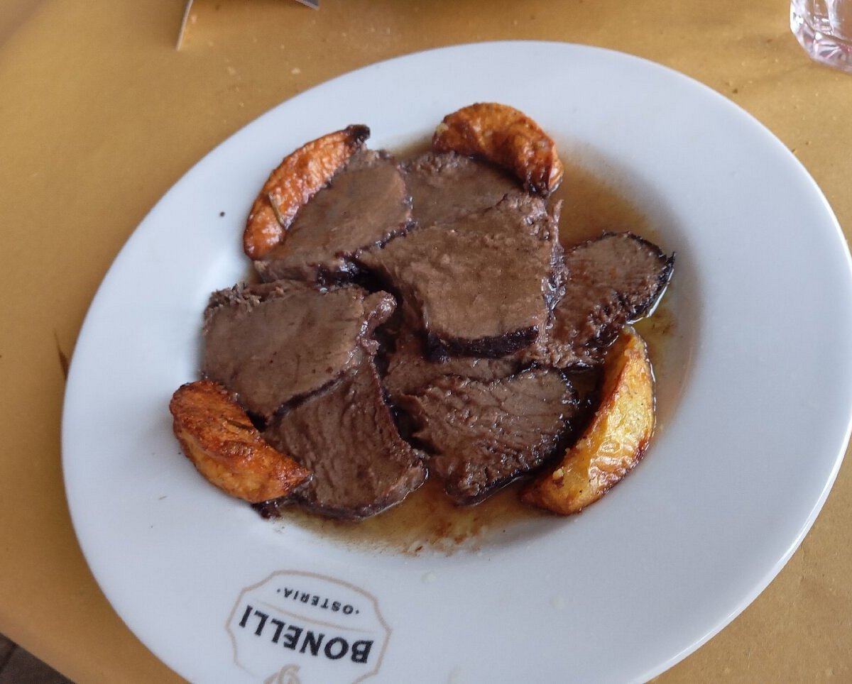 Osteria Bonelli signature dishes Horse Meat Steaks
Carbonara
Trippa alla Romana